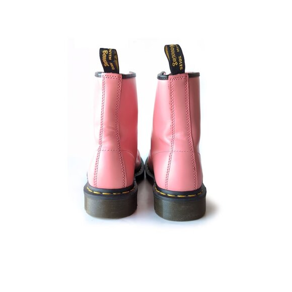 Dr. Martens Boots Size 7 Womens 1460 Acid Pink 8 Eye Lace Up Boots - Picture 4 of 9